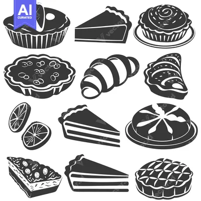 A Collection of Various Cakes, Pies, and Pastries