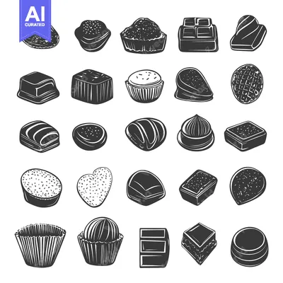 Popular premium asset: A Collection of Various Chocolate Candies and Bars