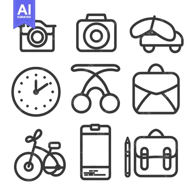 Popular premium asset: Vector illustrations depict modern gadgets and various everyday object