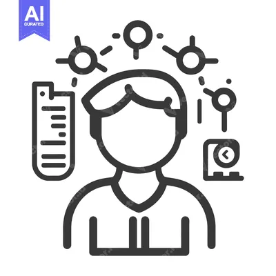 Aset premium populer: A schematic illustration depicting ideas related to scientific researc