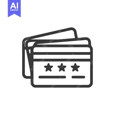 Aset premium populer: Stacked Reward Cards Icon with Three Stars, Loyalty Program Symbol