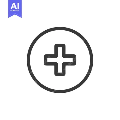 Popular premium asset: Minimalist Plus Sign in Circle: Bold, Clean Design on White Background