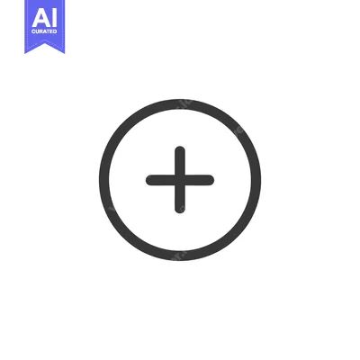 Popular premium asset: Simple, Clean Plus Icon in Circle, Vector Graphic Design
