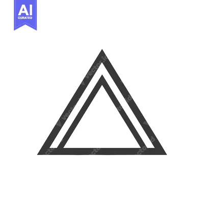 Aset premium populer: Simple, Geometric Double-Triangle Graphic Design