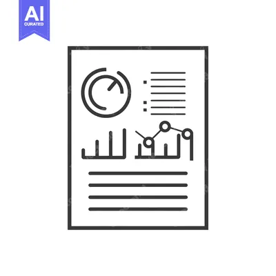 Popular premium asset: A document with a pie chart, bar graph, and line graph