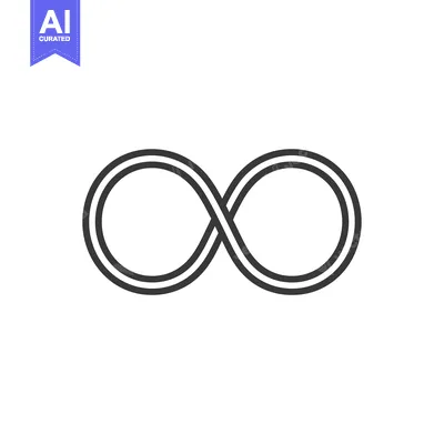 Premium design asset: A Double-Line Infinity Symbol