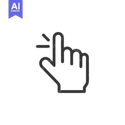 Popular premium asset: Finger Snap Gesture Icon: Bold Outline on White Background, Minimalist