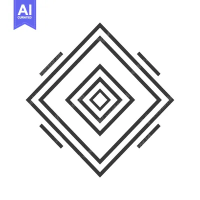 Popular premium asset: A geometric pattern composed of concentric squares and lines