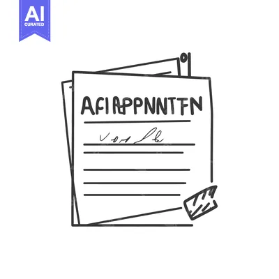 Popular premium asset: Two pieces of paper attached with a stapler showing writing