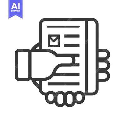 Aset premium populer: A hand is holding a document with a checklist selection