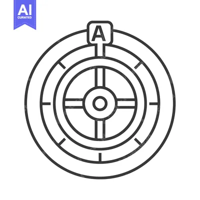 Popular premium asset: A target like graphic with the letter A in a box