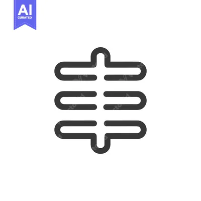 Aset desain premium: Graphic Equalizer Icon: Three Horizontal Bars with Rounded Ends on Whi