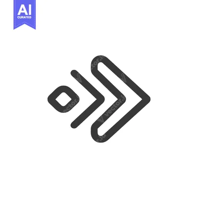 Premium design asset: Minimalist Arrow Icon: Directional Symbol on White Background, Modern