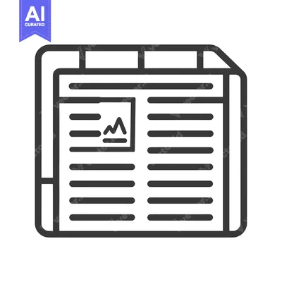 Popular premium asset: A line drawing of a newspaper with a small graphic in the corner