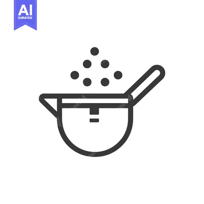Popular premium asset: A Line Drawing of a Sieve with Particles Pouring Out