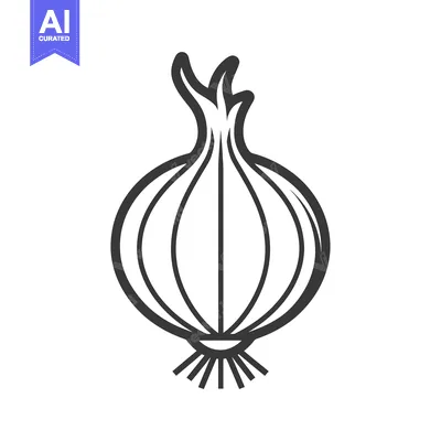 Popular premium asset: A Line Drawing of a Whole Onion with Roots