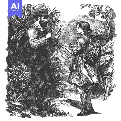 Popular premium asset: A Man and a Woman in the Woods, Possibly Talking