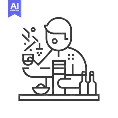 Popular premium asset: A Man Making a Drink with Multiple Ingredients