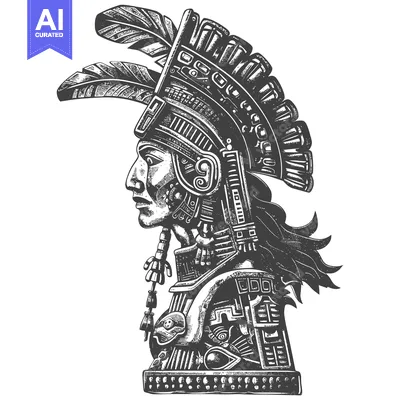 Popular premium asset: A Mayan warrior wearing a feathered headdress