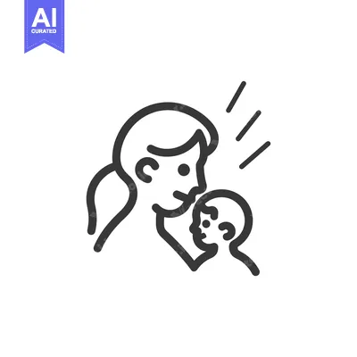 A Mother Holding and Kissing a Baby with Excitement