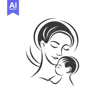 A Mother Holding Her Sleeping Baby in Her Arms