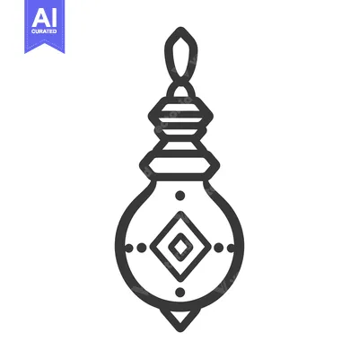 Popular premium asset: A hanging decorative ornament featuring geometric shapes and details
