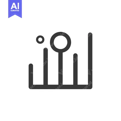 Aset premium populer: A simple graphic representing a data visualization or abstract concept