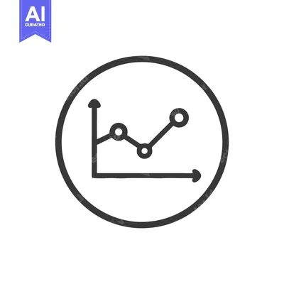 Popular premium asset: Growth Chart Icon: Upward Trend in Circular Frame, Business Data