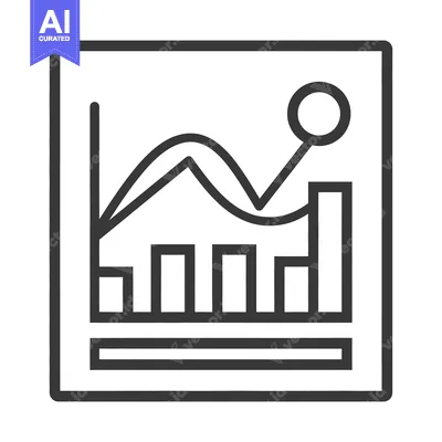 Aset desain premium: A graphic representation of financial data and business information