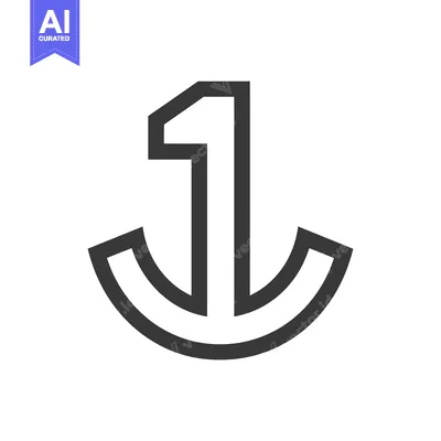 Aset premium populer: Anchor with Number One Inside