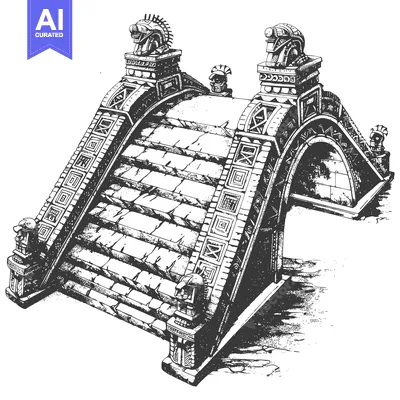 Popular premium asset: Ancient Stone Bridge with Ornate Carvings and Guardian Statues