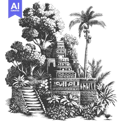 Popular premium asset: Ancient Stone Structure Surrounded by Lush Tropical Vegetation