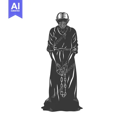 Aset premium populer: An elderly woman in a long robe holding a rosary