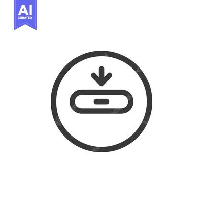 Popular premium asset: Minimalist Download Icon: Arrow Pointing Down into Rounded Rectangle i