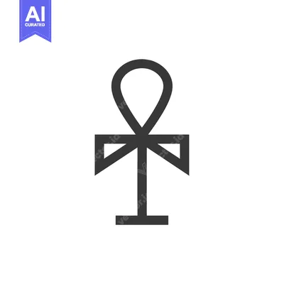 Ankh Symbol, Egyptian Hieroglyph, Life, Eternity