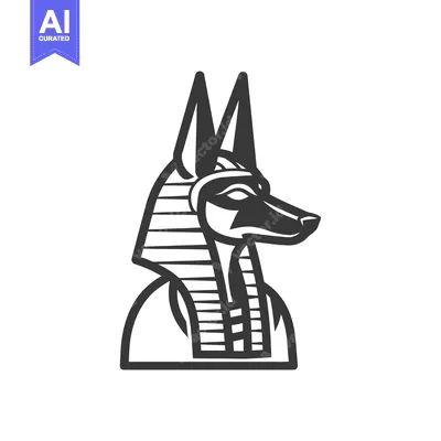 Anubis, the Egyptian God of the Dead, Depicted as a Jackal
