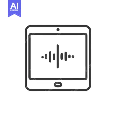 Popular premium asset: Tablet with Sound Waveform Display: Modern Technology and Audio Visual