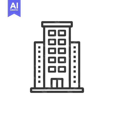Popular premium asset: Minimalist Building Icon: Modern Architecture with Clean Lines and Geo
