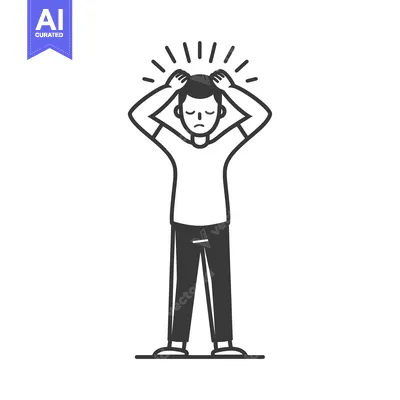 A Person Grasping Their Head in Frustration