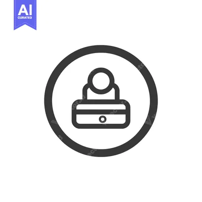 Aset desain premium: A person holding a credit card inside a circle