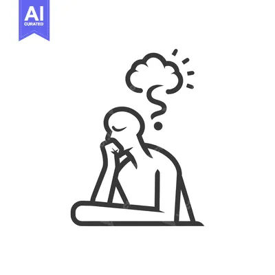 A Person Thinking With A Question Mark Above Their Head