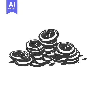 Aset premium populer: A Pile of Black and White Buttons