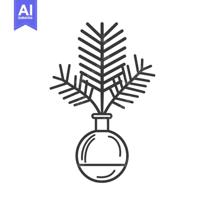 Aset premium populer: A Plant Growing from a Round Glass Bottle