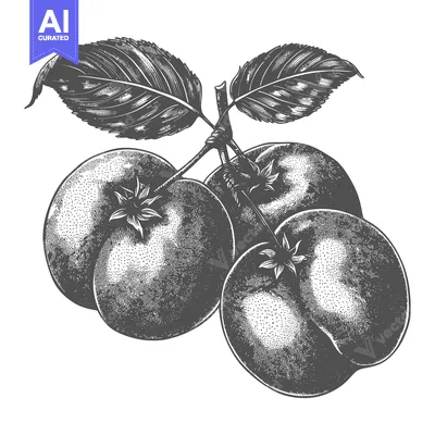 Aset premium populer: A realistic close up of tomatoes and leaves on white