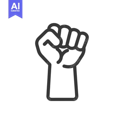 Aset premium populer: A Raised Fist, a Symbol of Resistance and Power
