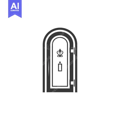 Popular premium asset: Arched doorway with ornate door handle