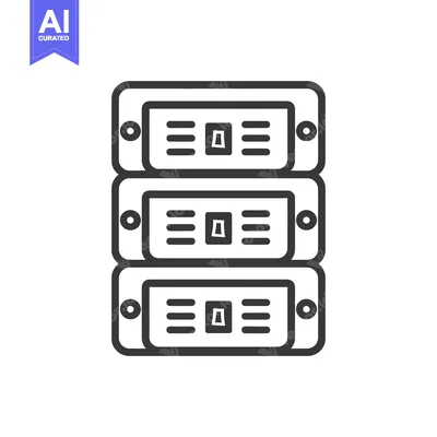 Aset desain premium: A stacked tower of three electronic device rectangles