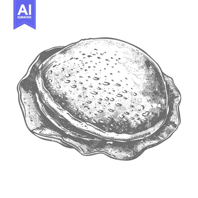 Aset premium populer: A stack of freshly baked pancakes on a white surface