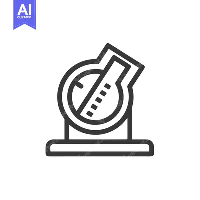 Popular premium asset: Precision Instrument Icon: Detailed Vector Illustration of a Scientifi