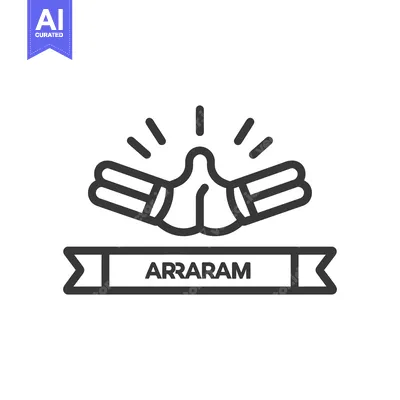 Premium design asset: Illustration of hands together with banner and radiating lines above